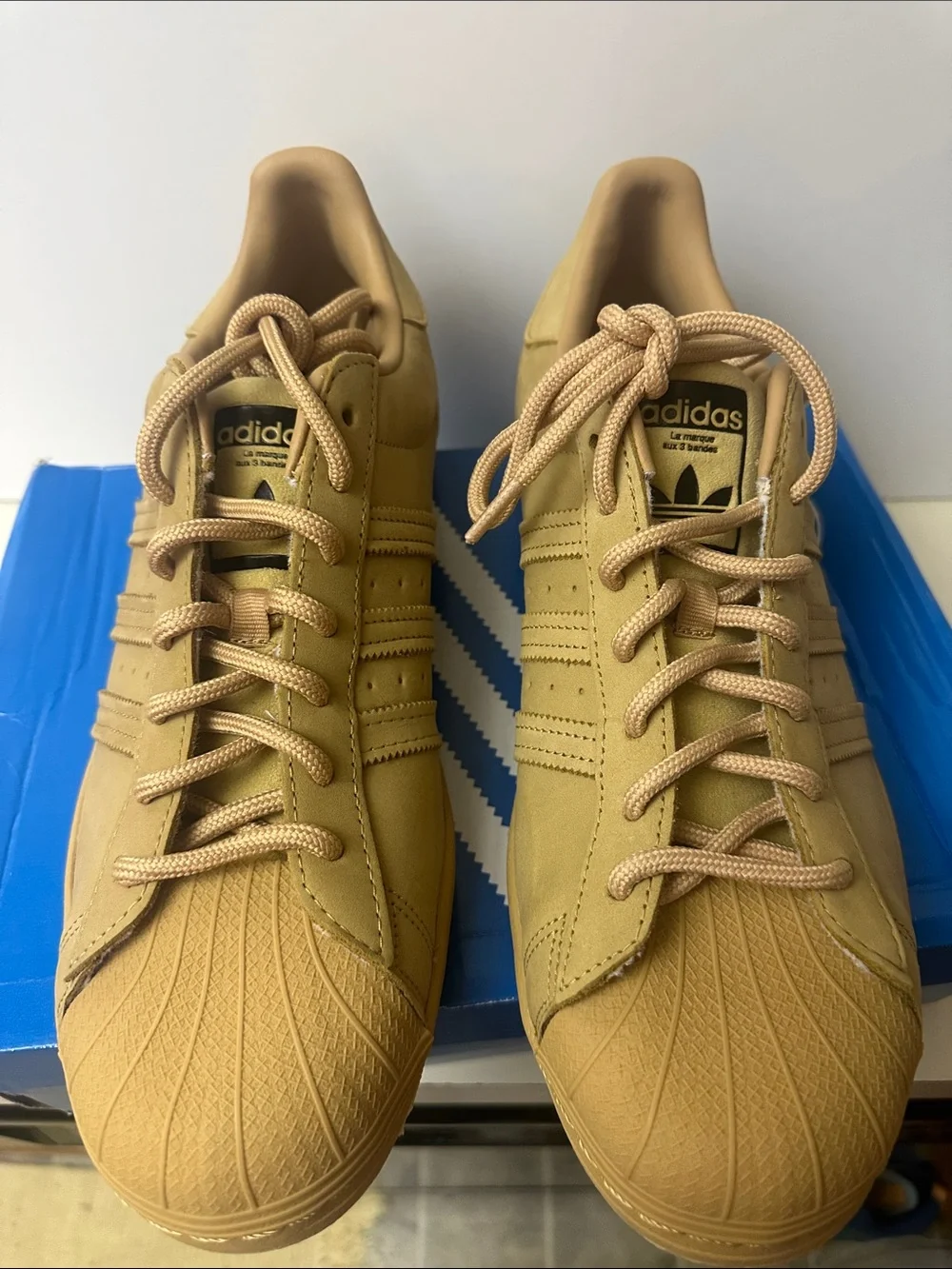 adidas Men’s Low-Top Sneakers in Wheat/Tan